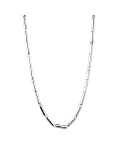 JCES875 Silver 925 Sterling Silver Necklace with No Stone