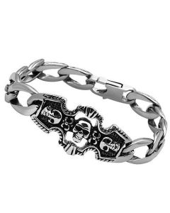 JCE567 High polished (no plating) Stainless Steel Bracelet with No Stone